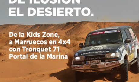 El equipo Tronquet 71 Portal de la Marina pone en marcha un proyecto solidario de reparto de juegos y material escolar en el desierto de Marruecos